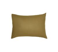 TODAY Taie d'oreiller Rectangulaire en Coton Bio Organic - Bronze - 50 X 70 Cm