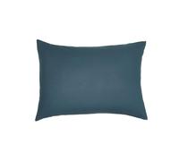 TODAY Taie d'oreiller Rectangulaire Organic en Coton Bio - Bleu Paon - 50 X 70 Cm
