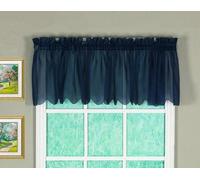 Today's Curtain Emelia Cantonnière en Voile, Bleu Marine, 152,4 cm de Large x 35,6 cm de Long