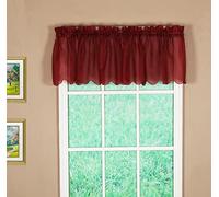 Today's Curtain Emelia Cantonnière Originale en Voile, Bordeaux, 152,4 x 35,6 cm