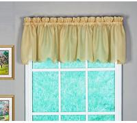Today's Curtain Emelia Cantonnière Originale en Voile, doré, 152,4 cm de Large x 35,6 cm de Long