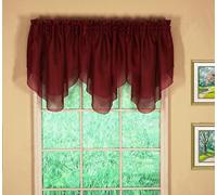 Today's Curtain Emelia Original Cantonnière en Voile, Bordeaux 101,6 x 63,5 cm