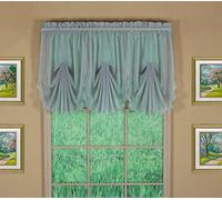 Today's Curtain Emelia Original Cantonnière en Voile, Gris, 76,2 x 101,6 cm (l x L)