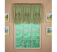 Today's Curtain Emelia Original Cantonnière en Voile, Vert poussiéreux, 76,2 x 101,6 cm (l x L)