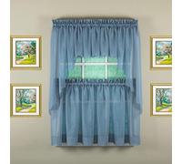 Today's Curtain Emelia Original Paire de voilages, Bleu, 152,4 x 61 cm, (l x L)
