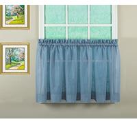 Today's Curtain Emelia Original Paire de voilages, Bleu, 152,4 x 91,4 cm, (l x L)