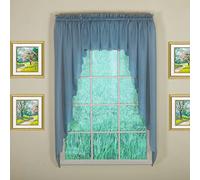 Today's Curtain Emelia Original Paire de voilages, Bleu, 228,6 x 160 cm (l x L)