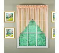 Today's Curtain Emelia Original Paire de voilages, pêche, 152,4 x 96,5 cm (l x L)