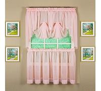 Today's Curtain Emelia Original Paire de voilages, Rose, 152,4 x 61 cm (l x L)