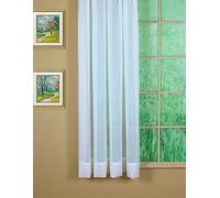 Today's Curtain Emelia Original Panneau en Voile, 137,2 cm, Blanc, 152,4 cm de Large x 137,2 cm de Long