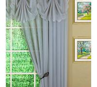 Today's Curtain Emelia Original Panneau en Voile, 182,9 cm, Gris, 152,4 cm de Large x 182,9 cm de Long