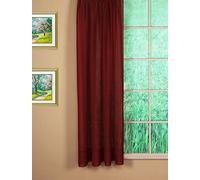 Today's Curtain Emelia Original Panneau en Voile, Bordeaux, 152,4 cm x 114,3 cm, (l x L)