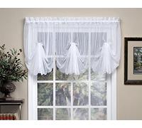 Today's Curtain Emelia Original Voile Fan Insert, White, 30" W x 40" L