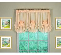 Today's Curtain Emelia Original Voile Insert pour éventail Pêche 76,2 cm de Large x 101,6 cm de Long