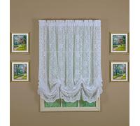 Today's Curtain Hopewell Abat-Jour Ballon en Dentelle Blanc 150 x 160 cm