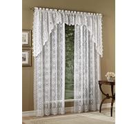 Today's Curtain Hopewell Panneau en Dentelle de qualité supérieure, 160 cm, Blanc, 147 x 213,4 cm (l x L)