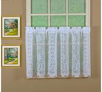 Today's Curtain Hopewell Panneau en Dentelle de qualité supérieure, Blanc, 147 cm x 91 cm (l x L)