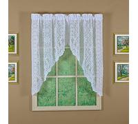 Today's Curtain Hopewell Panneau en Dentelle de qualité supérieure, Blanc, 147 cm x 96,5 cm (l x L)