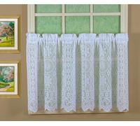 Today's Curtain Hopewell Rideau en Dentelle de qualité supérieure 61 cm, Blanc, 147 cm x 61 cm (l x L)