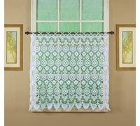 Today's Curtain Medallion Macramé étage 91,4 cm, Blanc, 35 W x 36 L