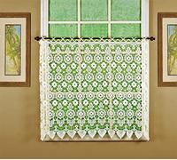 Today's Curtain Medallion Macramé étage 91,4 cm, écru, 89,9 x 91,4 cm (l x L)