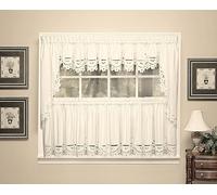 Today's Curtain Rideau d'Aujourd 'Hui Imperial Classique Drawn Cutwork Window Swag, 96,5 cm, Beige
