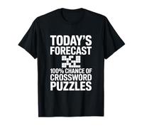 Today's Forecast 100% Chance Crossword T-Shirt