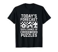 Today's Forecast 100% Chance Crossword T-Shirt