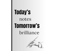 Today's Notes , Tomorrow's Brilliance.: "Big Thoughts, Bright Ideas, and Small Notes for a Brilliant Tomorrow"