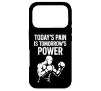 Today's Pain Tomorrow's Power Boxing Motivation Coque pour iPhone 17 Pro