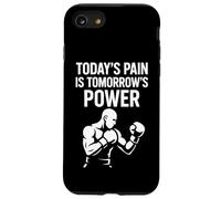 Today's Pain Tomorrow's Power Boxing Motivation Coque pour iPhone SE (2020) / 7/8