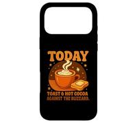 Today's Plan: Toast & Hot Cocoa Against The Blizzard Gifts Coque pour iPhone 17 Pro Max