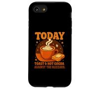 Today's Plan: Toast & Hot Cocoa Against The Blizzard Gifts Coque pour iPhone SE (2020) / 7/8