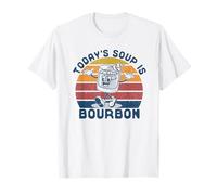 Today's Soup is Bourbon - Verre à Bourbon Vintage Amusant pour Amoureux T-Shirt