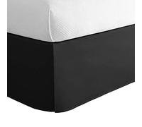 TodaysHome Aujourd 'Hui Home Basic Coton Majoritaire sur Mesure Oreiller avec Bride 5,1 cm 2, Noir, Entier
