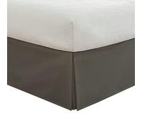 TodaysHome D'Aujourd 'Hui en Microfibre de Home Basic sur Mesure Oreiller avec Bride 5,1 cm 2, Gris, Queen Size