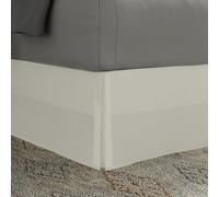 TodaysHome D'Aujourd 'Hui en Microfibre de Home Basic sur Mesure Oreiller avec Bride 5,1 cm 2, Ivoire, Jumeau