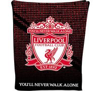Todd Linens Couverture Polaire Douce et Chaude avec Blason de Football Liverpool - Cadeau pour Homme, Enfant, Adolescent - 100 x 150 cm