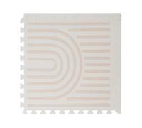 Toddlekind Tapis d’Éveil Bébé Puzzle 6 Pièces avec Bordures - Tapis en Mousse Non Toxique, 1,2 cm d'épaisseur, Tapis de Jeu et Tummy Time, 60x60 cm par Pièce, Surface Totale 120x180 cm