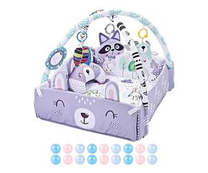 Toddler Activity Mat - Centre de jeu 7-en-1, jouet d'apprentissage lavable | Time Time Motor Sket Skillet Math, interactif PAD PRODAGE PRODUCTION POUR LES, jouet d'activité pour le développeme