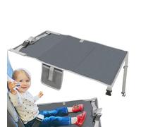 Toddler Airplane Bed, Kids Plane Bed Footrest, Adjustable Lightweight Travel Hammock, Sturdy Seat Extender for Sleeping Resting Playing On Flights Trains, 76x44.5cm