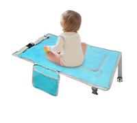 Toddler Airplane Bed, Travel Footrest Cushion, Portable Sleeping Mat, 17.01x0.98 inches Inflatable Flight Bed, Carry-On Travel Bag For Weekend Trips Train Camping Car Gym Road Trip Adventures