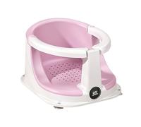 Toddler Bath Seat, Foldable Sitting Support, Padded Temperature Sensor, Full Body Comfort & Safety, Home & Baby Use, 12.99x11.61x8.46 Inches, 1 Piece, 0-3 years old