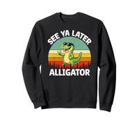 Toddler Boy Funny Animal Lover, Kids See Ya Later Alligator Sweatshirt