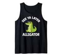 Toddler Boy Funny Animal Lover, Kids See You Later Alligator Débardeur