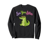 Toddler Boy Funny Animal Lover, Kids See You Later Alligator Sweatshirt