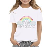Toddler Boy Girl Vêtements d'été Premier jour de l'école Chemise dans mon préécole Chemise pour tout-petits Chemises de maternelle 1 an Body garçon, Blanc., 6-7 ans
