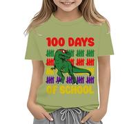 Toddler Boy Girl Vêtements d'été Premier jour de l'école Chemise dans mon préécole Chemise pour tout-petits Chemises de maternelle Chemisier cool pour fille, AG, 2-3 ans