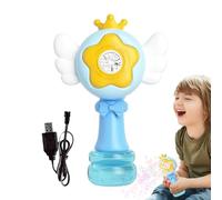 Toddler Bubble Wand, Automatic Swing Dance Blower, 5.51x9.06 inch, Electric Bubble Maker Toy, Fun Outdoor Play Machine with Ergonomic Handle for Kids Teens Child Parties Backyard