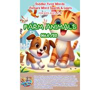 Toddler First Words: Picture Word Search & Learn Farm Animals